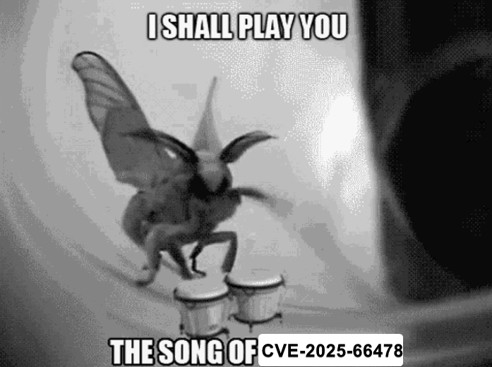 JavaScript on the server was and still is an error. CVE-2025-66478